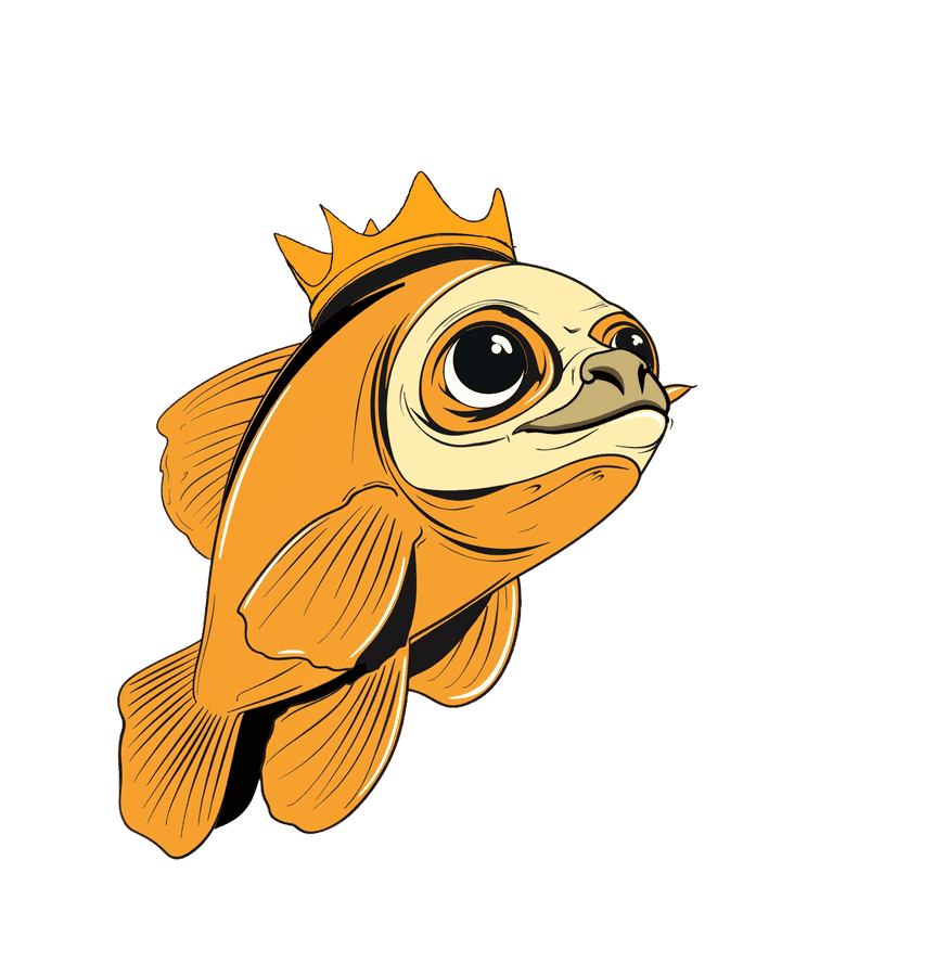 The Godlenfish logo
